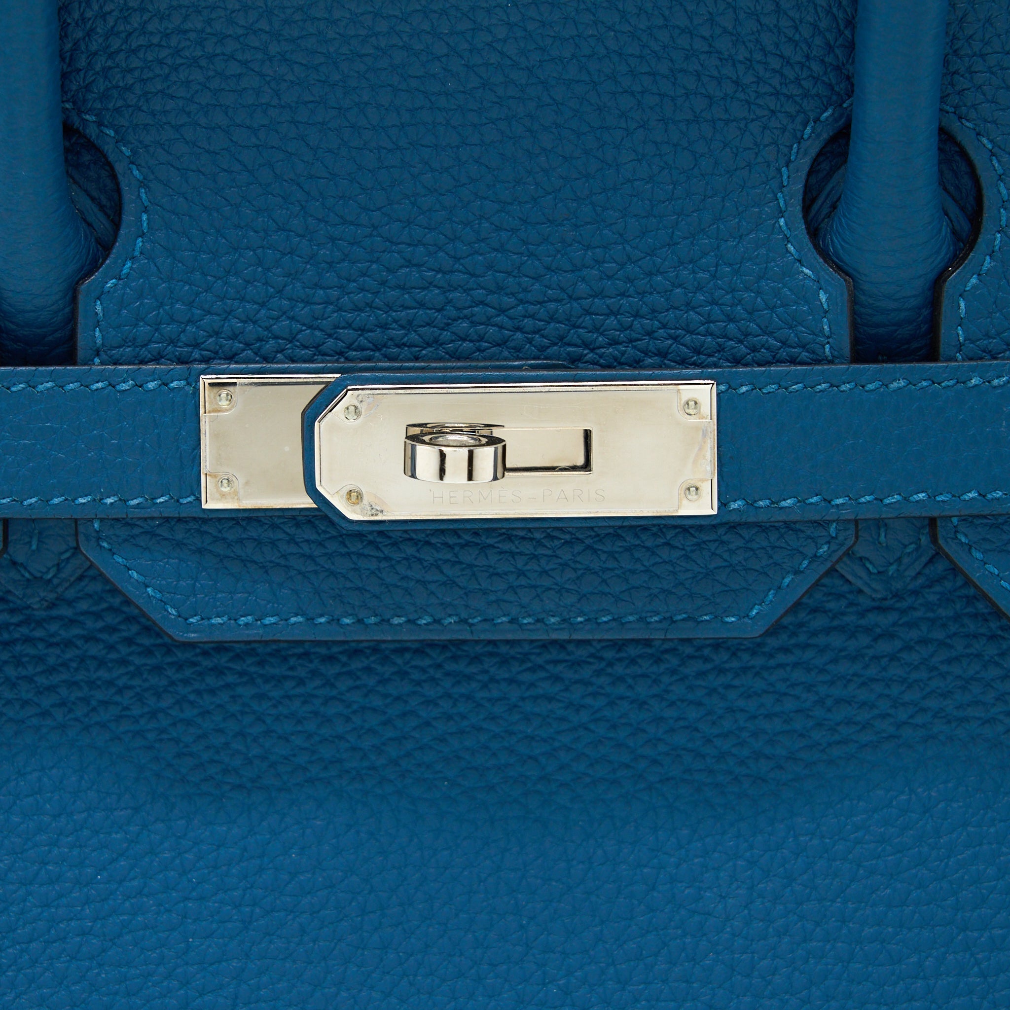 HERMES BIRKIN 30 TOGO S7 BLEU DE GALICE SHW