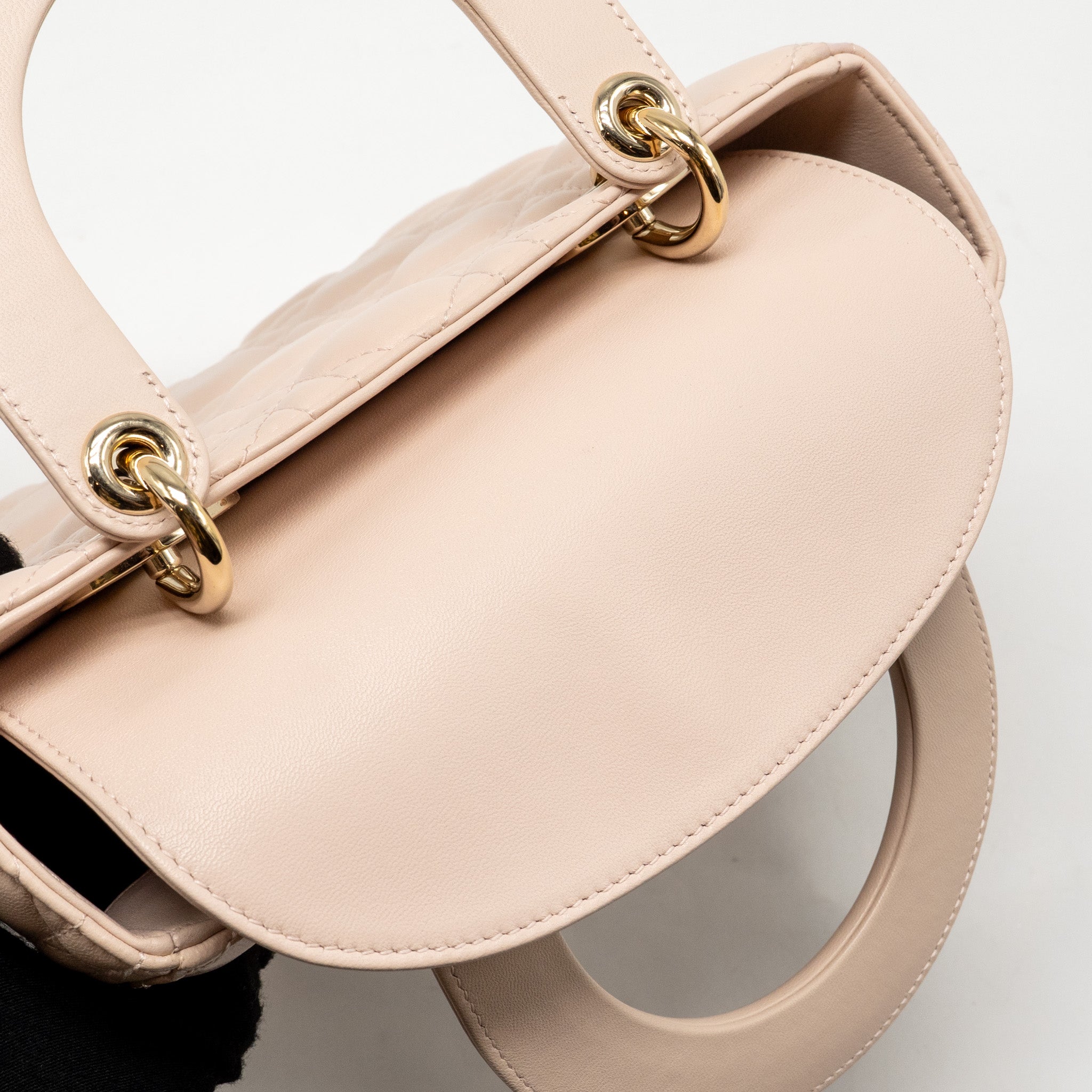 DIOR MY ABC SMALL LADY DIOR LAMBSKIN LIGHT PINK LGHW