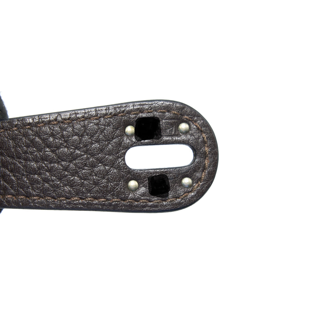 HERMES LINDY 34 CHOCOLATE WITH SHW