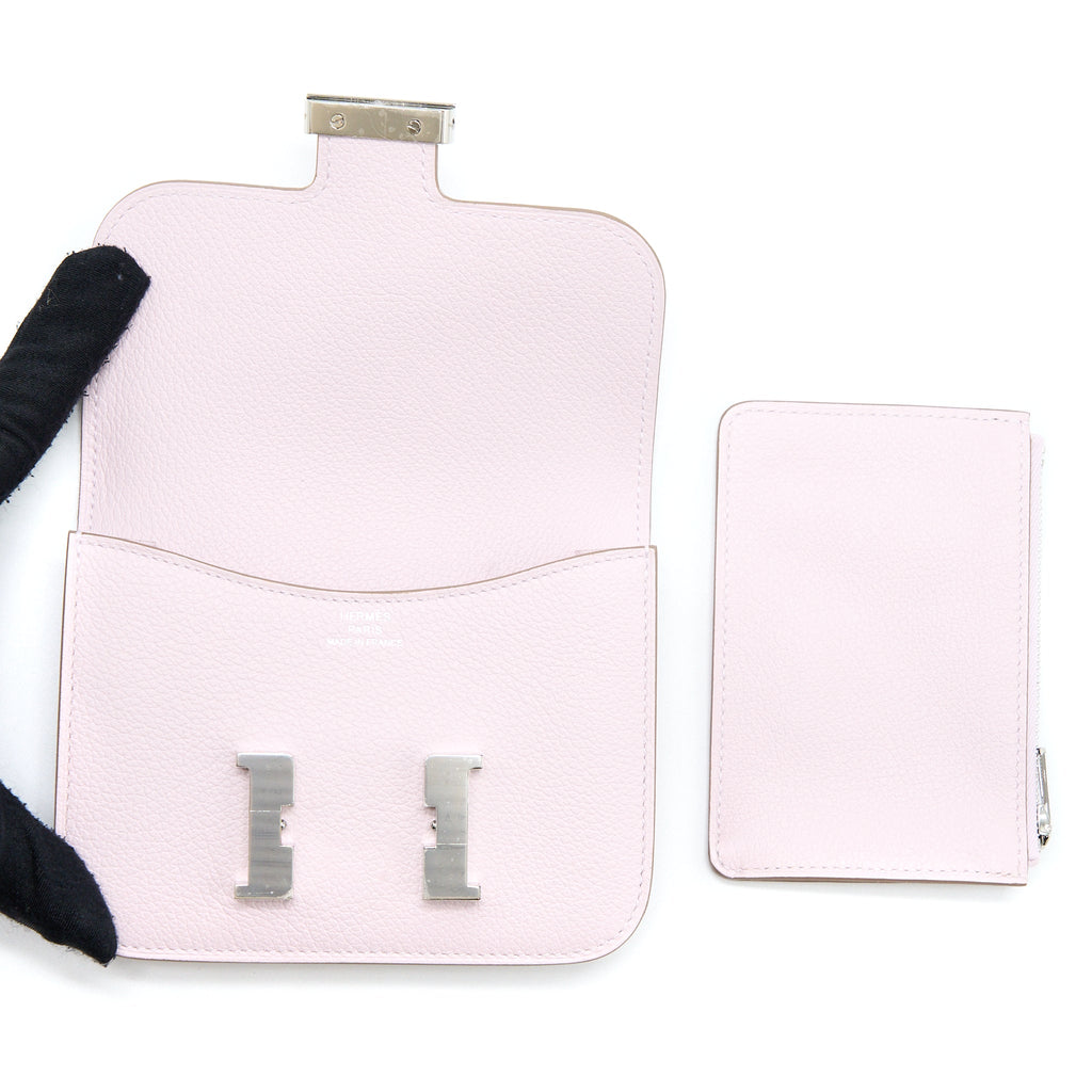 HERMES CONSTANCE SLIM EVERCOLOR MAUVE PALE SHW