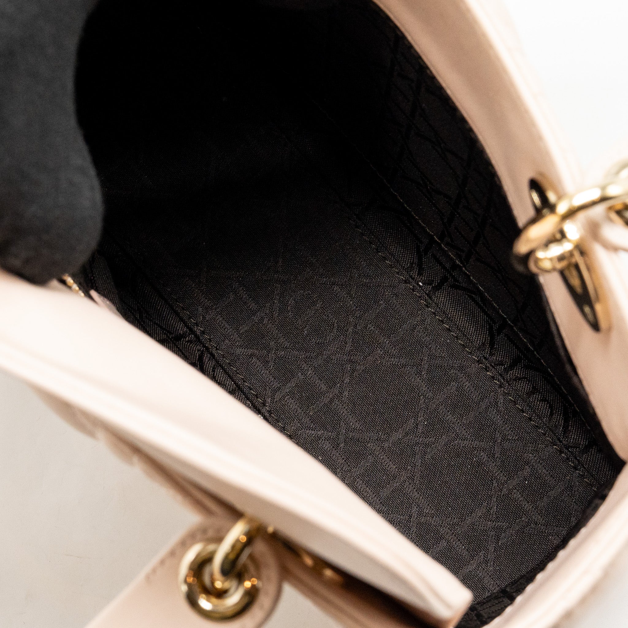 DIOR MY ABC SMALL LADY DIOR LAMBSKIN LIGHT PINK LGHW