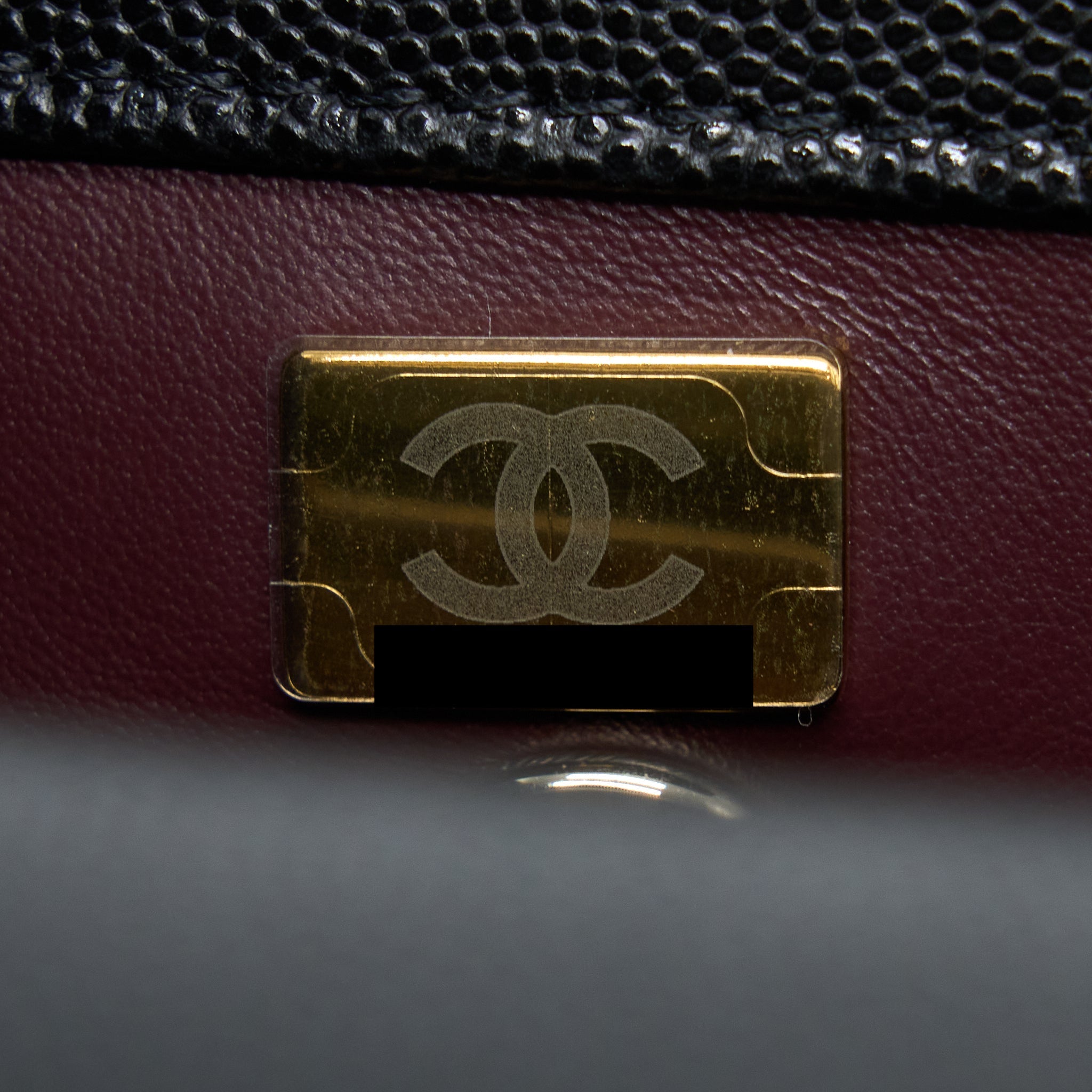 CHANEL SMALL COCO HANDLE FLAP BAG CAVIAR BLACK LGHW (MICROCHIP)