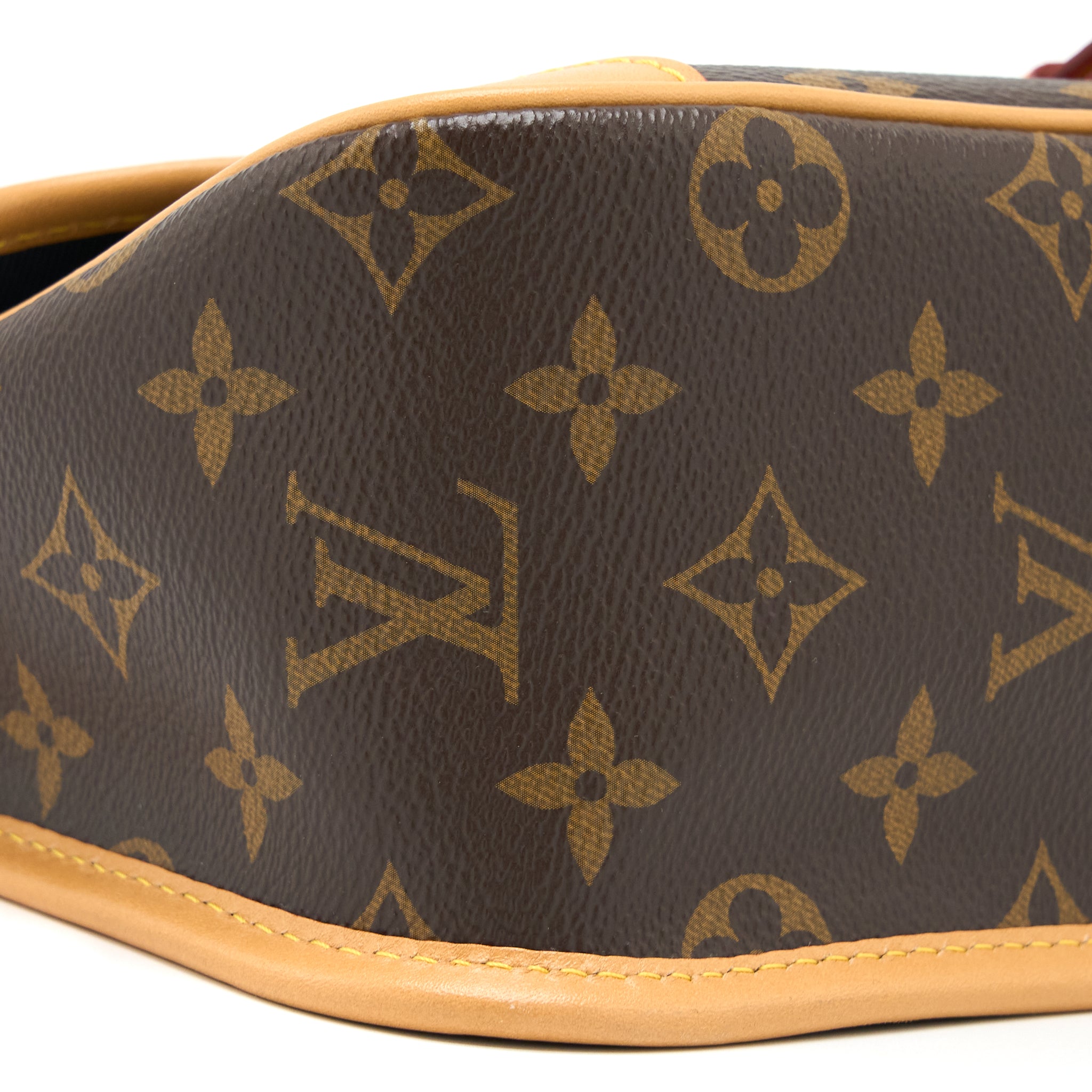 LOUIS VUITTON DIANE BAG MONOGRAM CANVAS WITH JACQUARD STRAP GHW (NEW VERSION)