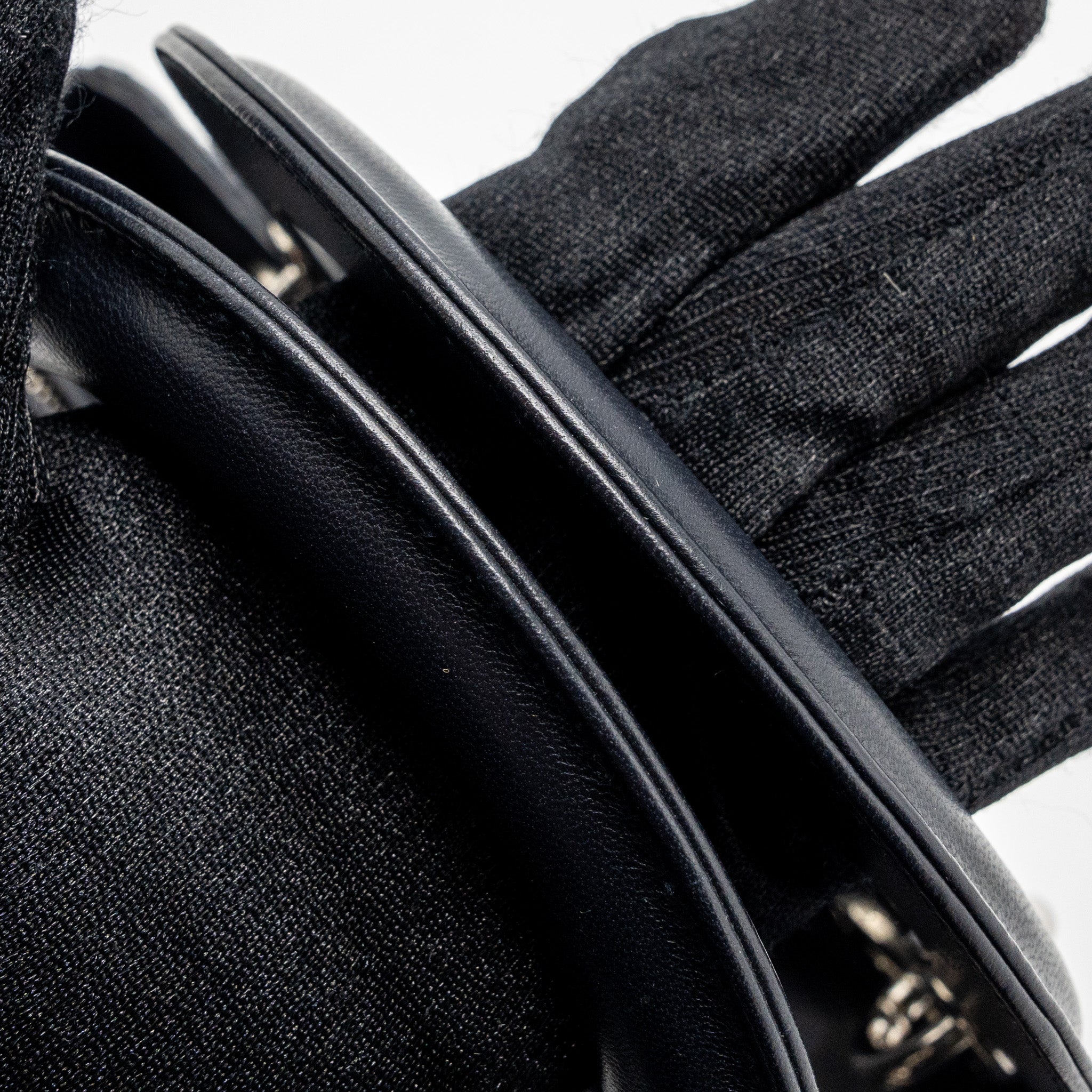 DIOR MEDIUM LADY DIOR LAMBSKIN BLACK SHW