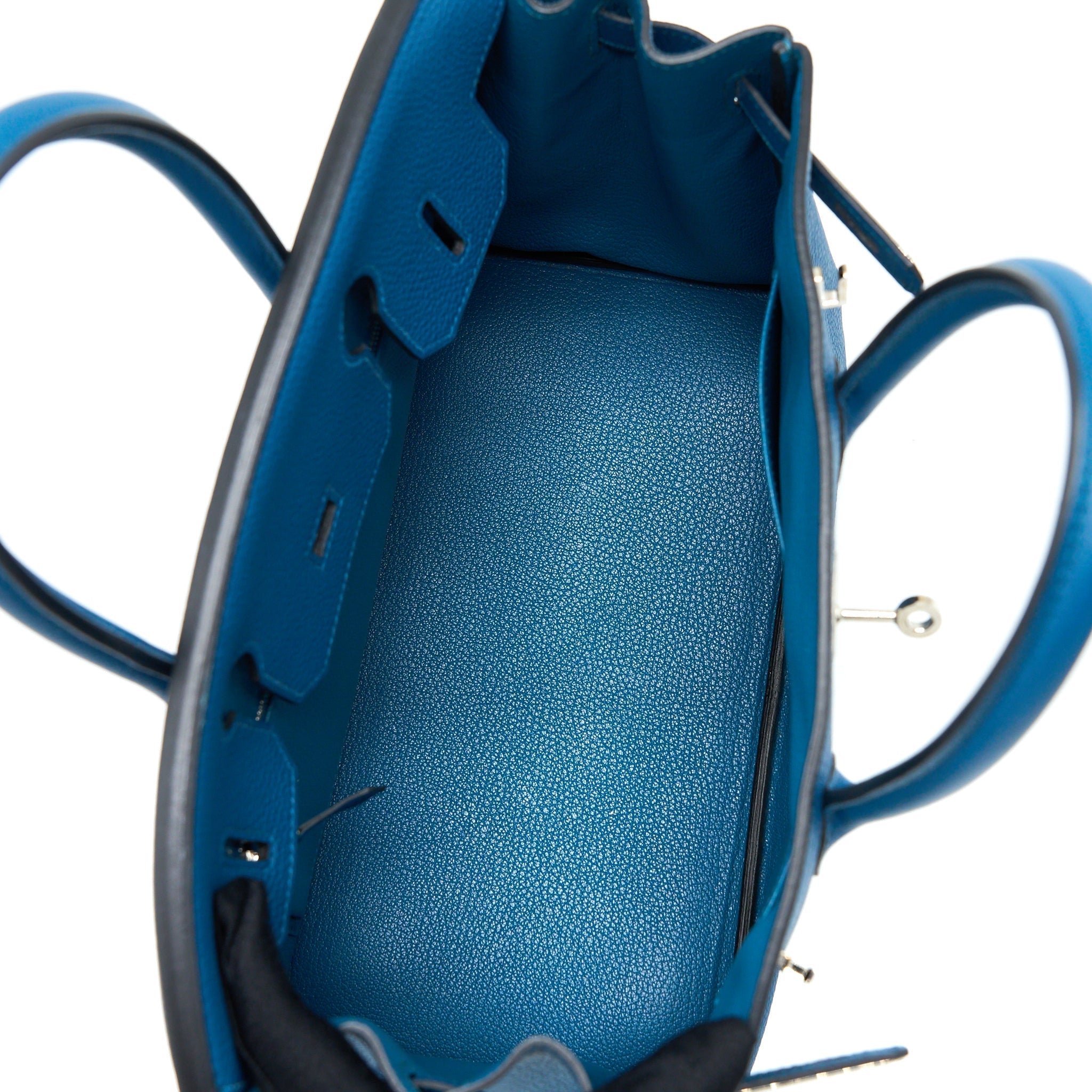 HERMES BIRKIN 30 TOGO S7 BLEU DE GALICE SHW