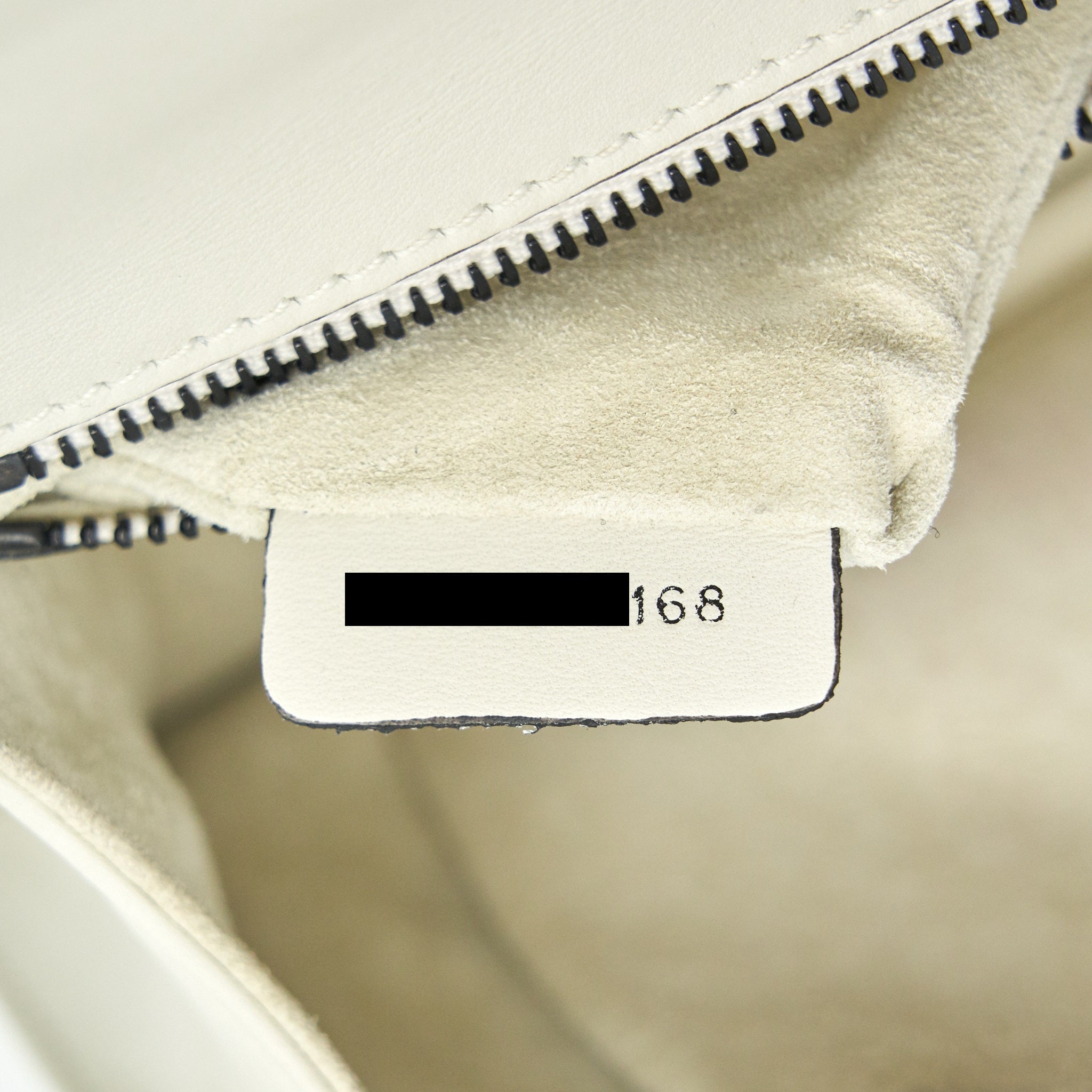DIOR SMALL DIORAMA STUDDED WHITE WITH BLACK HARDWARE