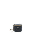 CHANEL MINI VANITY CASE CAVIAR BLACK LGHW