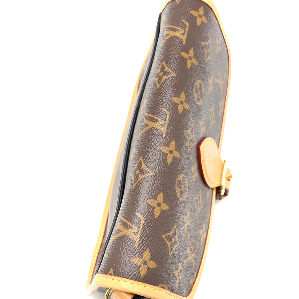 LOUIS VUITTON DIANE BAG MONOGRAM CANVAS WITH JACQUARD STRAP GHW (NEW VERSION)