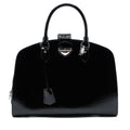 LOUIS VUITTON PATENT EPI TOTE BAG BLACK SHW
