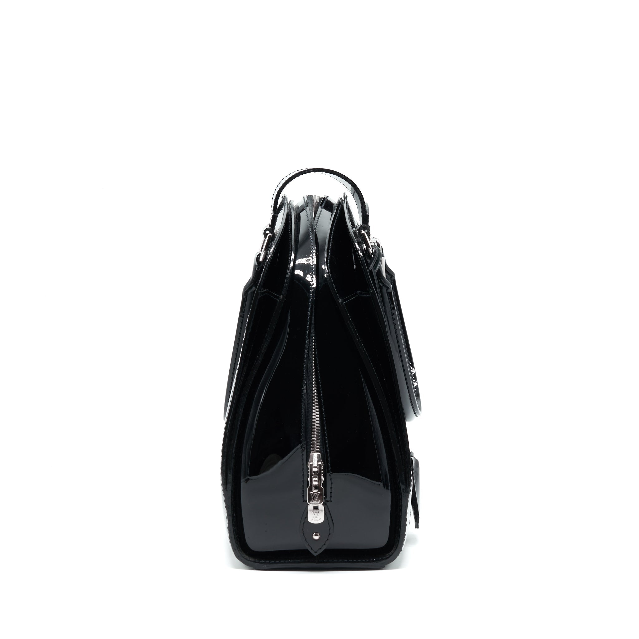LOUIS VUITTON PATENT EPI TOTE BAG BLACK SHW