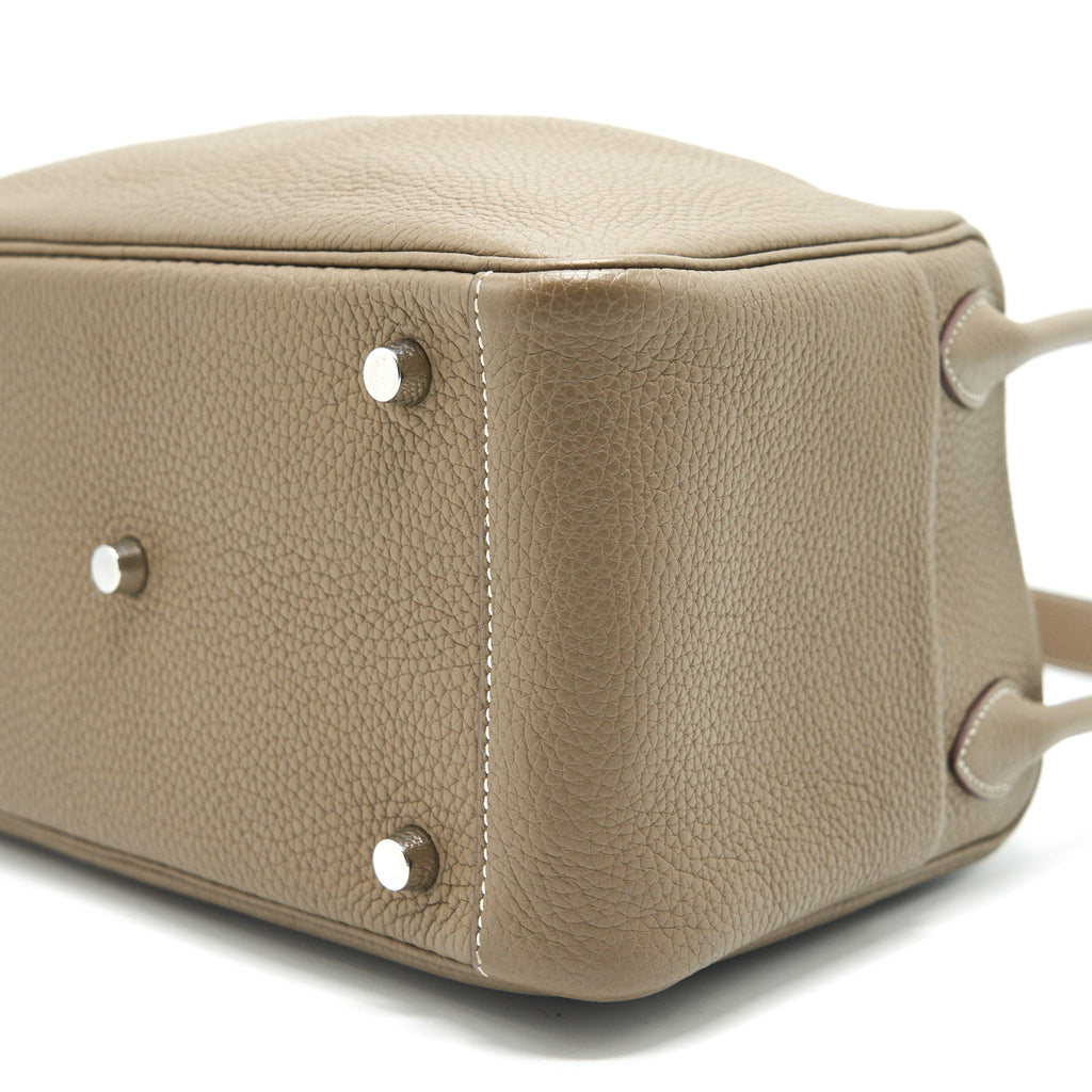 HERMES LINDY 26 BAG ETOUPE WITH SHW