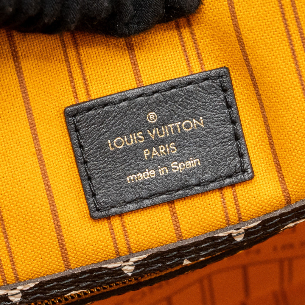 LOUIS VUITTON NEVERFULL MM GIANT MONOGRAM CANVAS MULTICOLOUR GHW