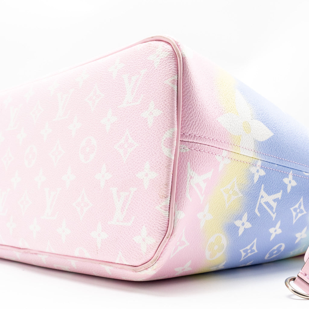 LOUIS VUITTON NEVERFULL MM ESCAL GIANT CANVAS PASTEL PINK SHW