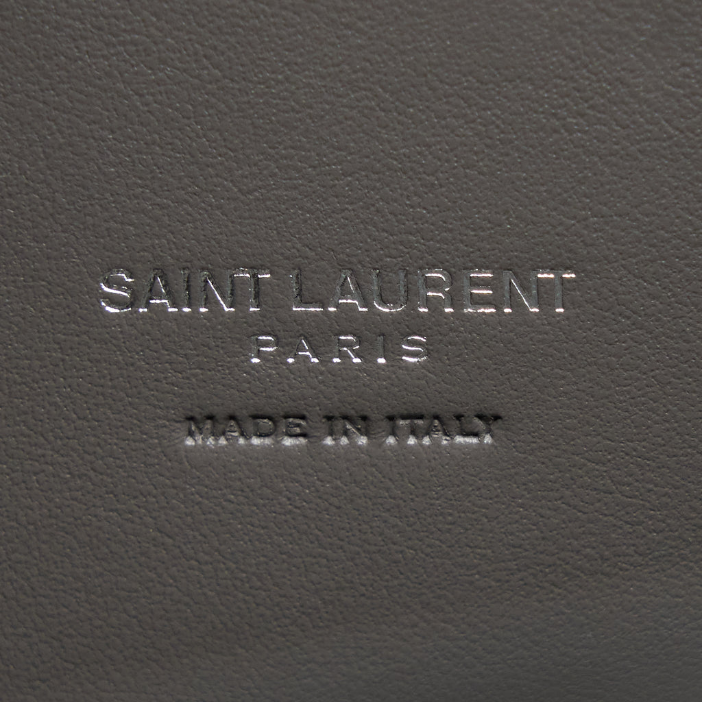 SAINT LAURENT BABY SAC DE JOUR CALFSKIN GREY SHW