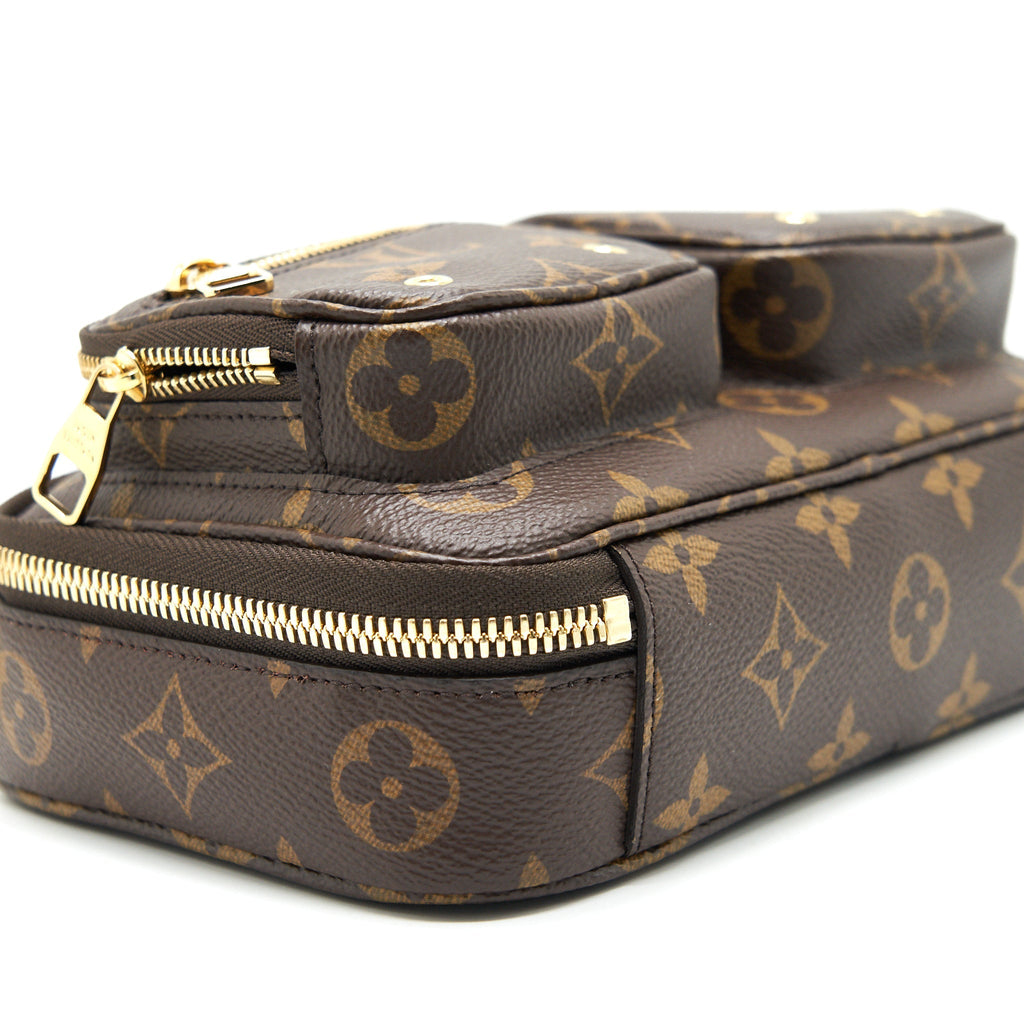 LOUIS VUITTON UTILITY CROSSBODY BAG MONOGRAM CANVAS