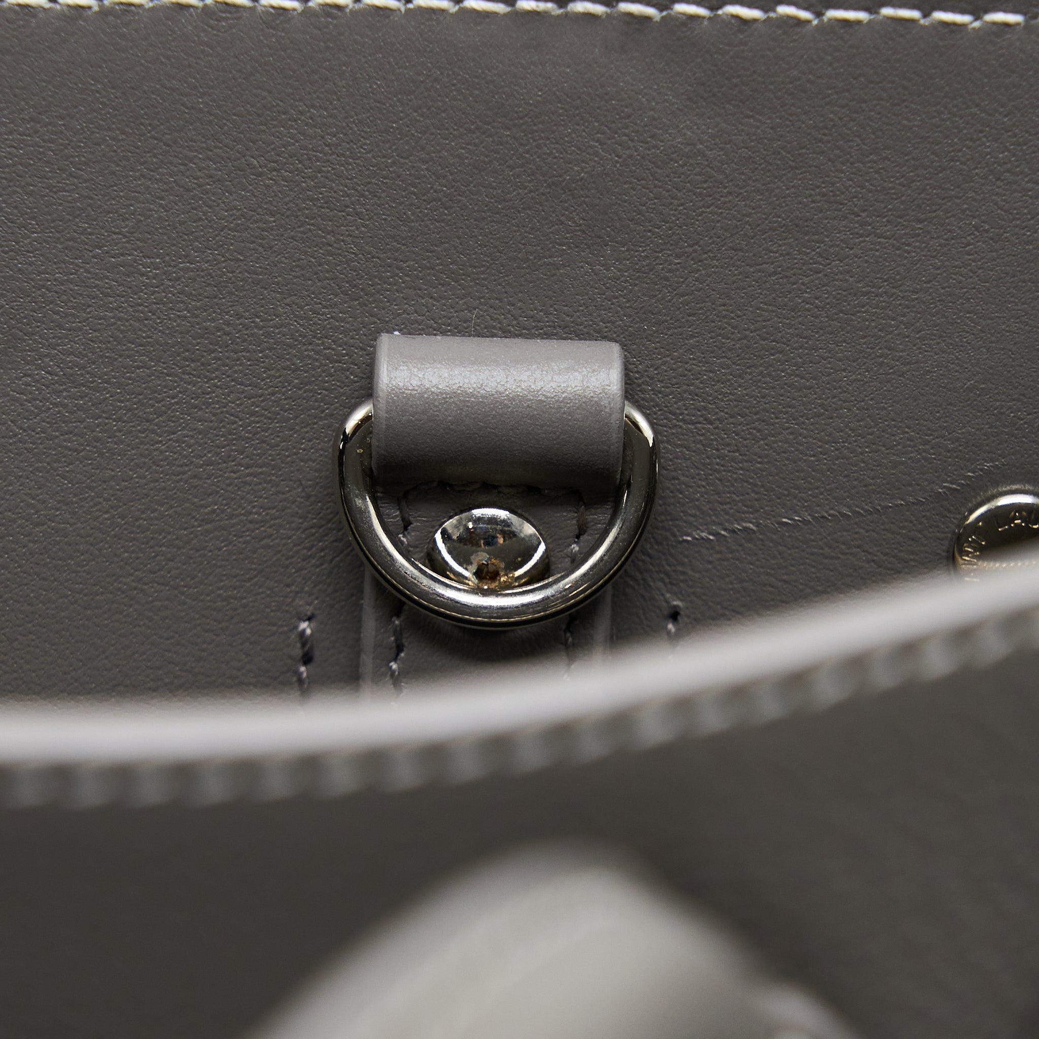 SAINT LAURENT BABY SAC DE JOUR CALFSKIN GREY SHW