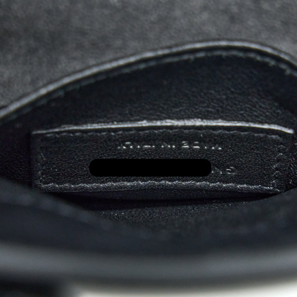 SAINT LAURENT SAC DE JOUR NANO CALFSKIN BLACK GHW