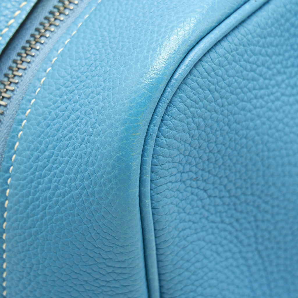 HERMES PLUME BAG TOGO JEANS BLUE SHW