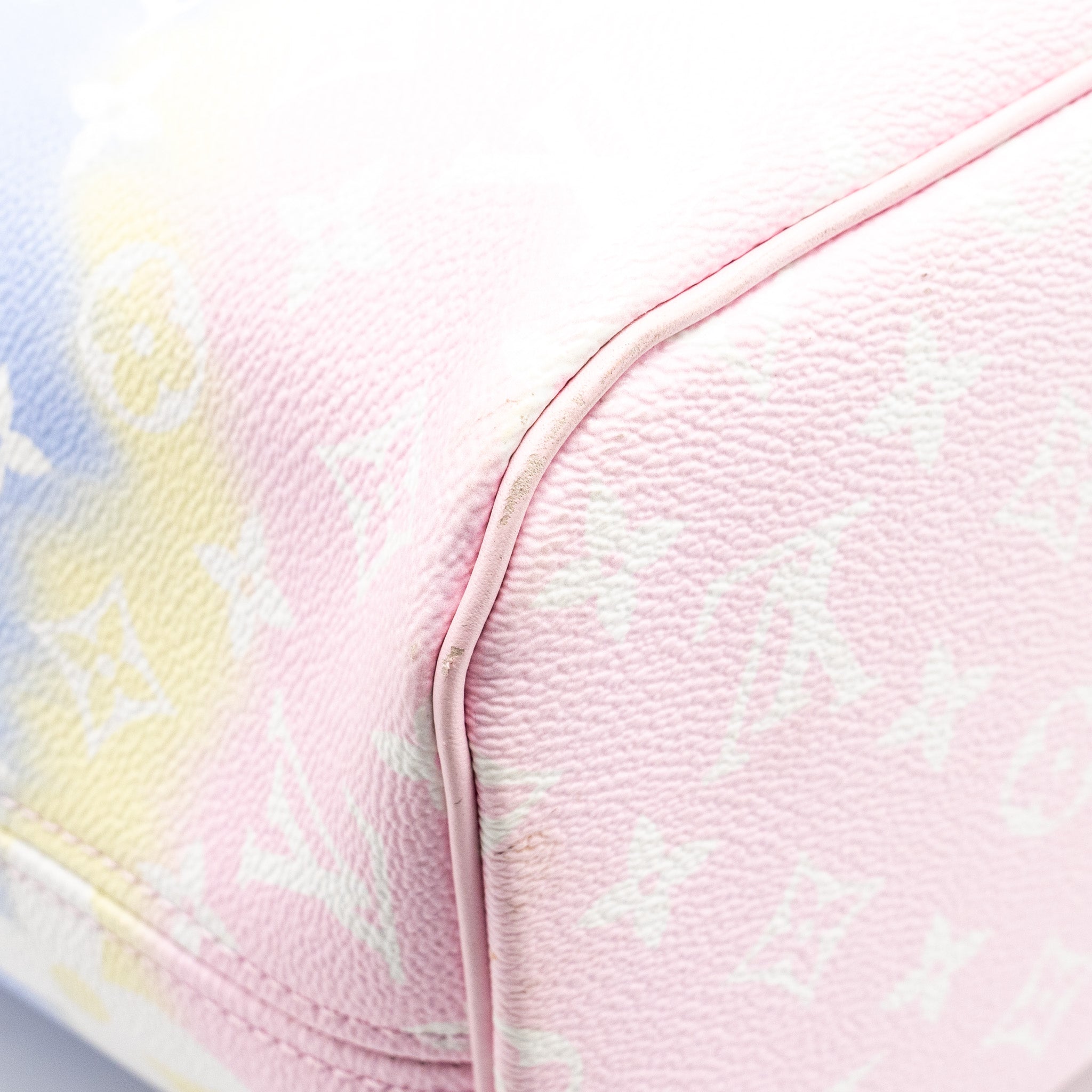 LOUIS VUITTON NEVERFULL MM ESCAL GIANT CANVAS PASTEL PINK SHW