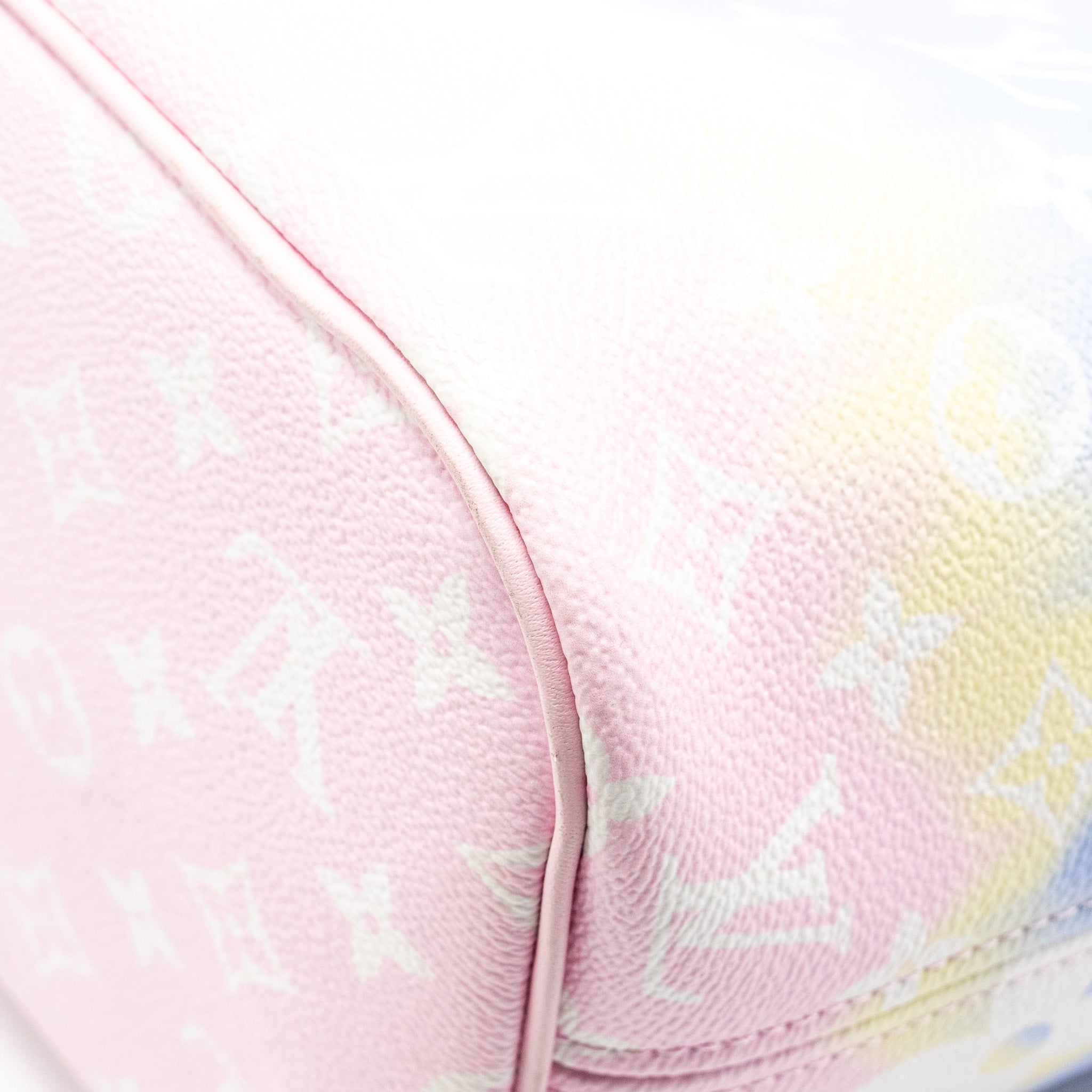 LOUIS VUITTON NEVERFULL MM ESCAL GIANT CANVAS PASTEL PINK SHW