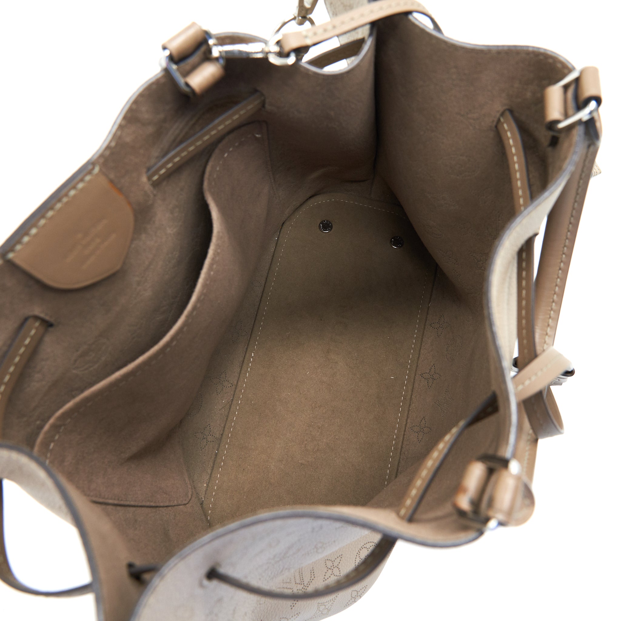 LOUIS VUITTON GIROLATA MAHINA TOTE BAG GREY