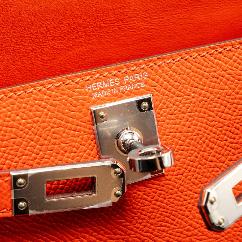 HERMES MINI KELLY II EPSOM CAPUCINES SHW