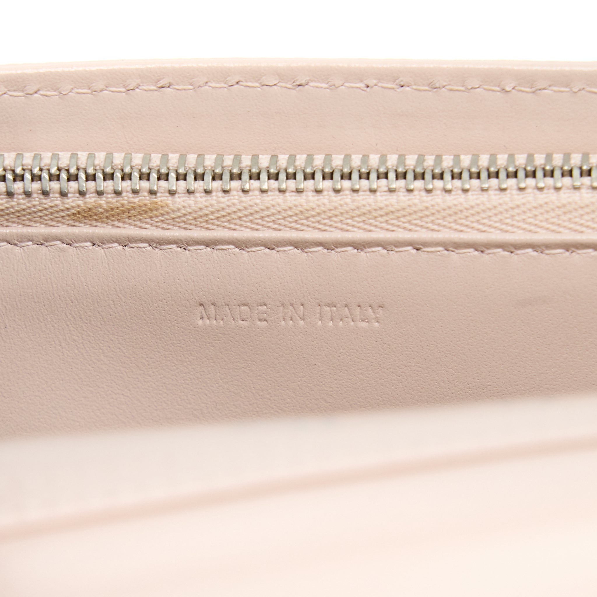DIOR DIORAMA WALLET ON CHAIN CALFSKIN LIGHT PINK SHW