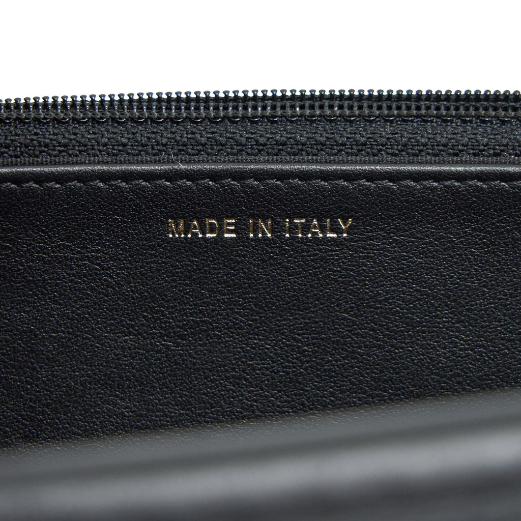 CHANEL LEBOY WALLET ON CHAIN WOC CAVIAR BLACK GHW