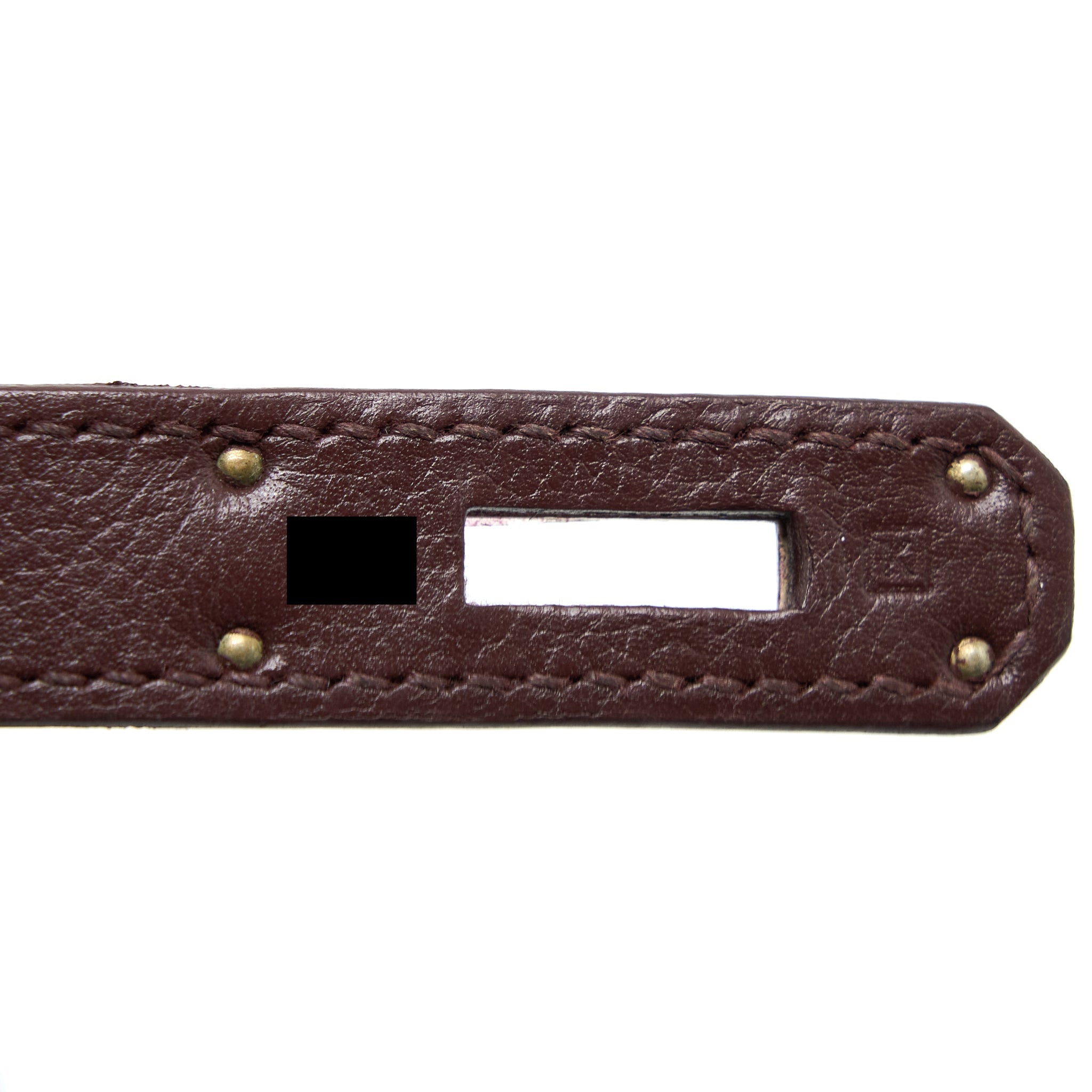 HERMES BIRKIN 35 EVERGRAIN BORDEAUX SHW