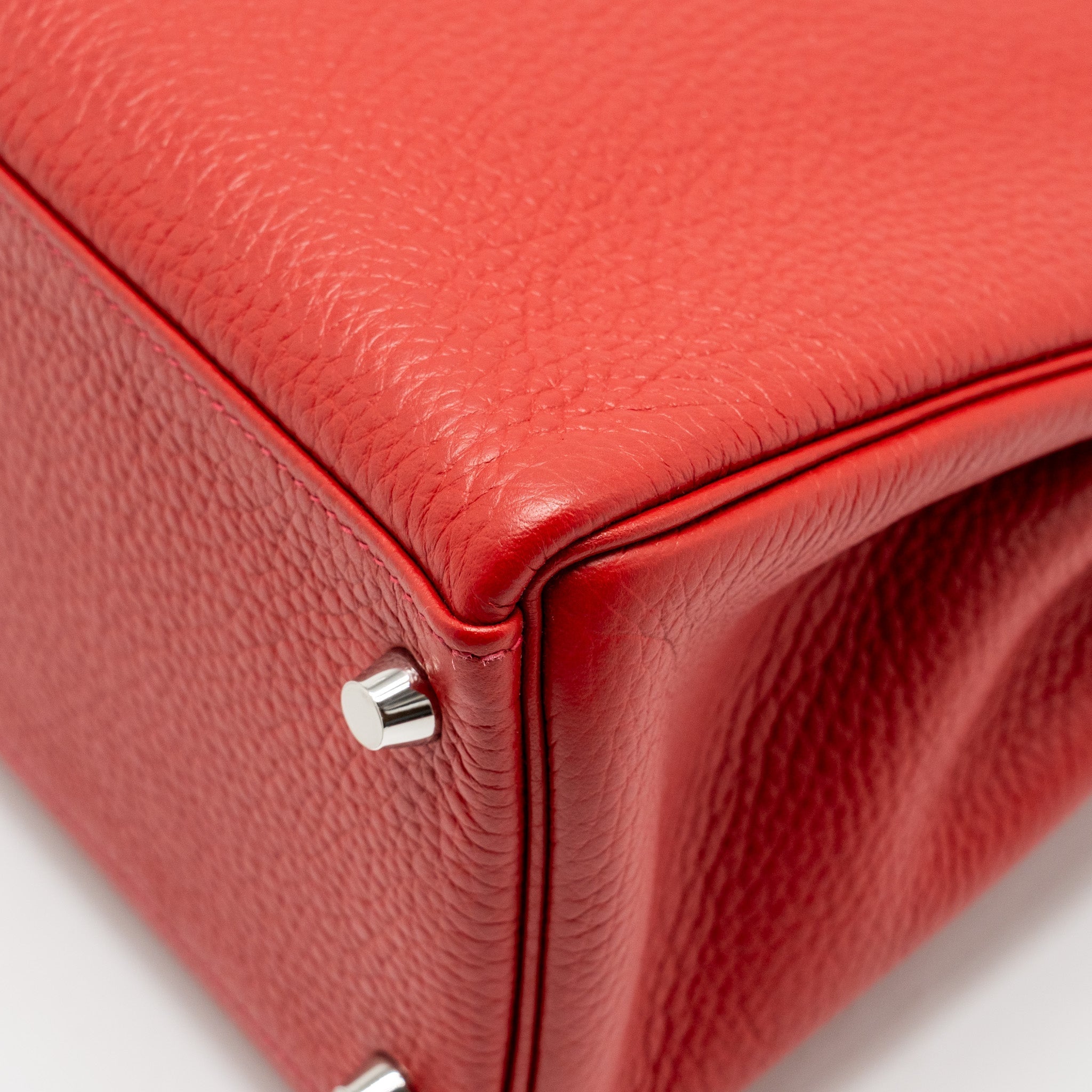 HERMES KELLY 32 CLEMENCE RED SHW