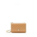CHANEL TRENDY CC WALLET ON CHAIN LAMBSKIN DARK BEIGE LGHW