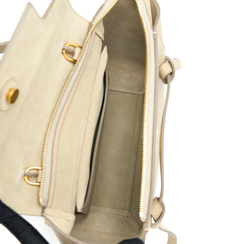 CELINE MICRO BELT BAG LIGHT BEIGE GHW