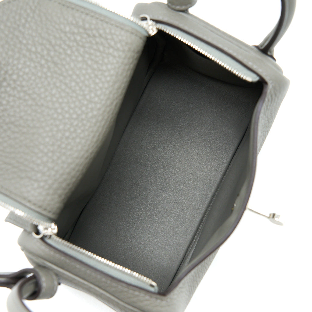 HERMES MINI LINDY CLEMENCE 0L GRIS MEYER SHW