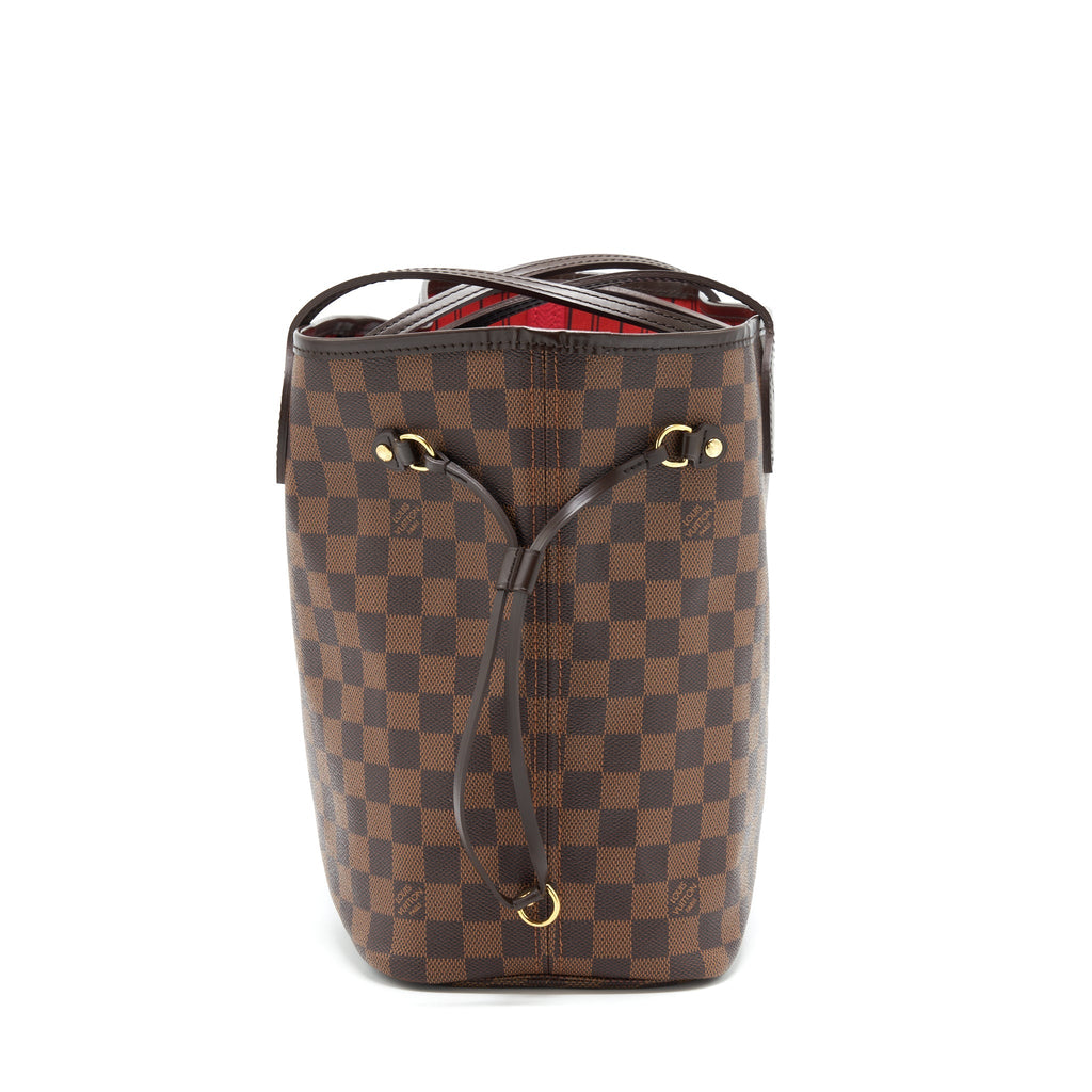 LOUIS VUITTON NEVERFULL MM DAMIER EBENE GHW