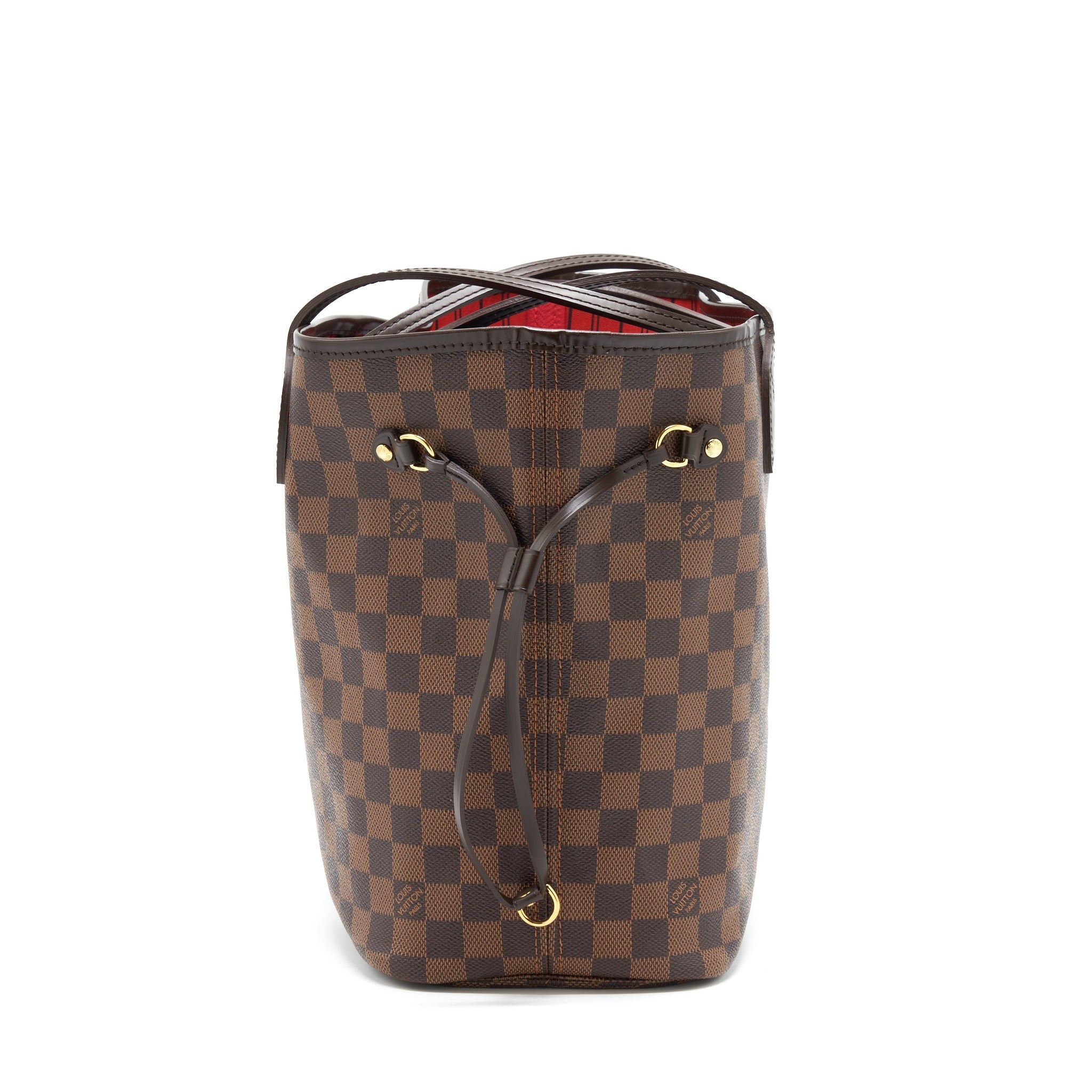 LOUIS VUITTON NEVERFULL MM DAMIER EBENE GHW
