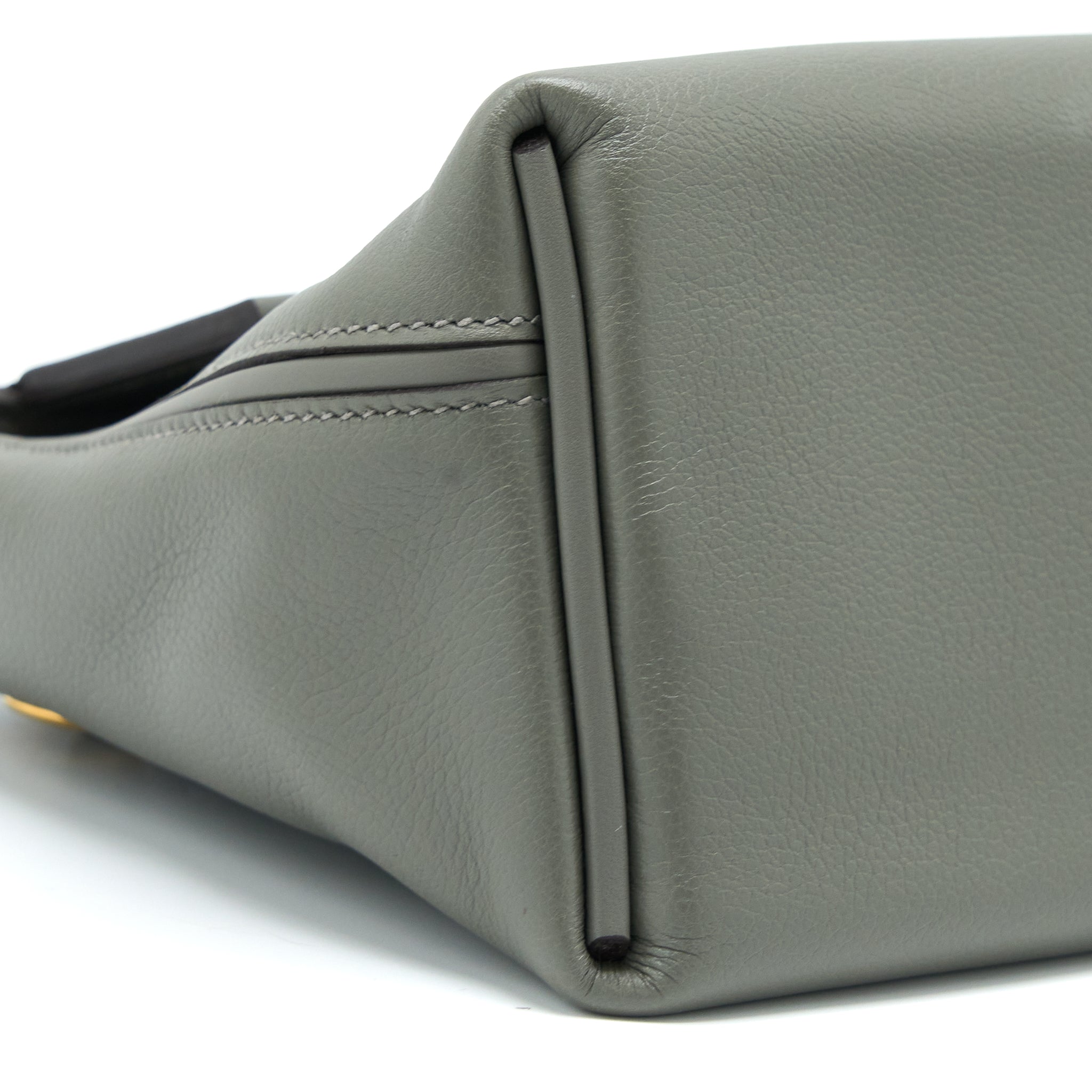 HERMES MINI 24/24 2424-21 BAG EVERCOLOR / SWIFT GRIS MEYER GHW