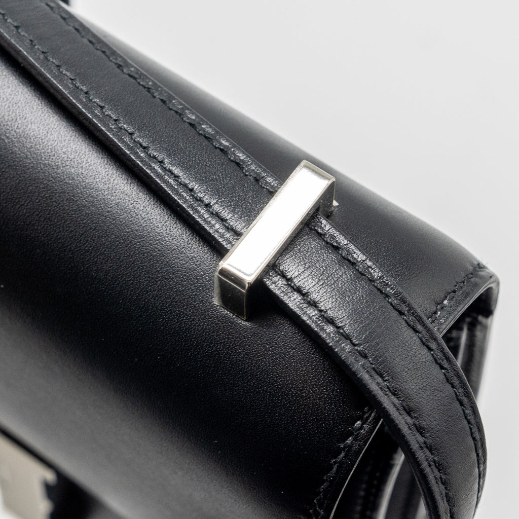 HERMES MINI CONSTANCE ALLEGRO BLACK / WHITE SHW