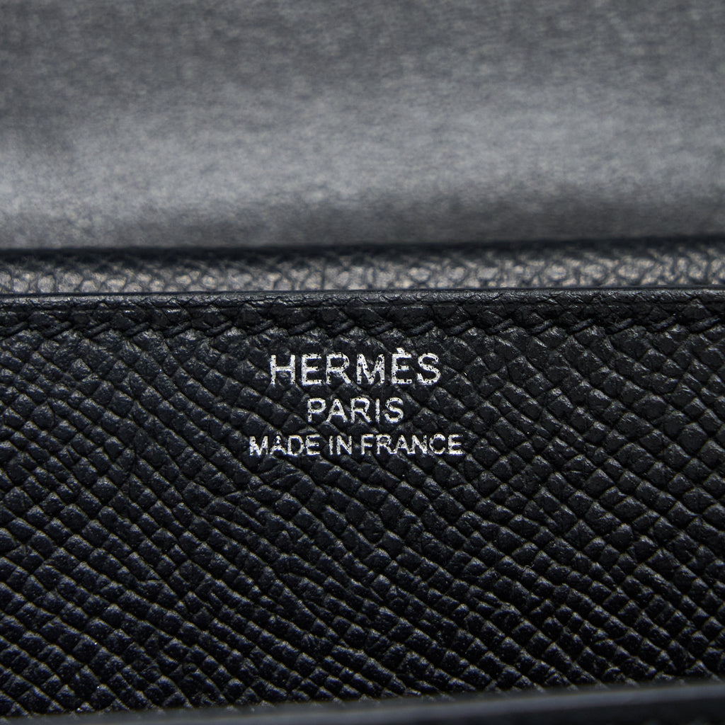 HERMES SAC VERROU 21 EPSOM BLACK SHW