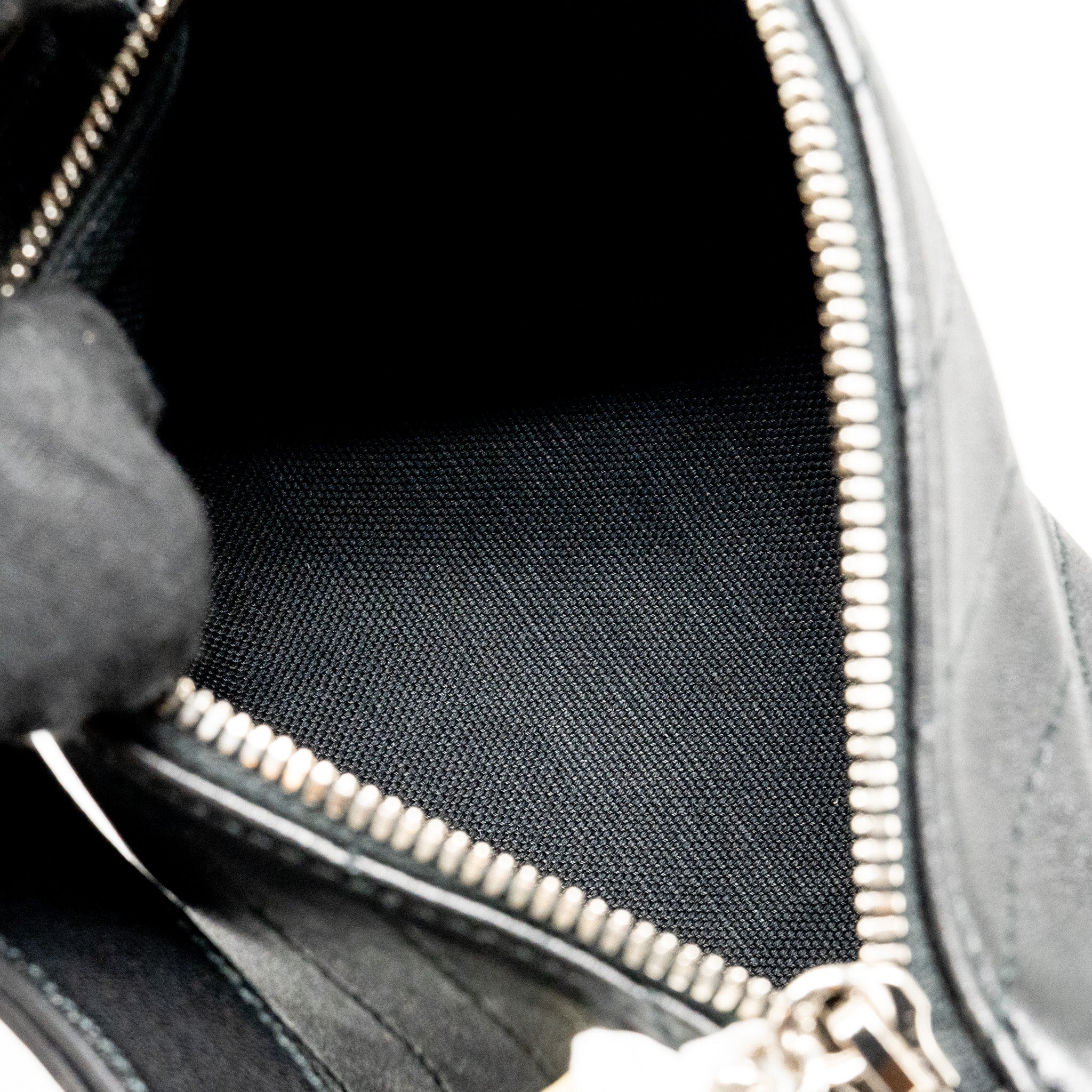 GUCCI BLONDIE MINI SHOULDER BAG LEATHER BLACK SHW