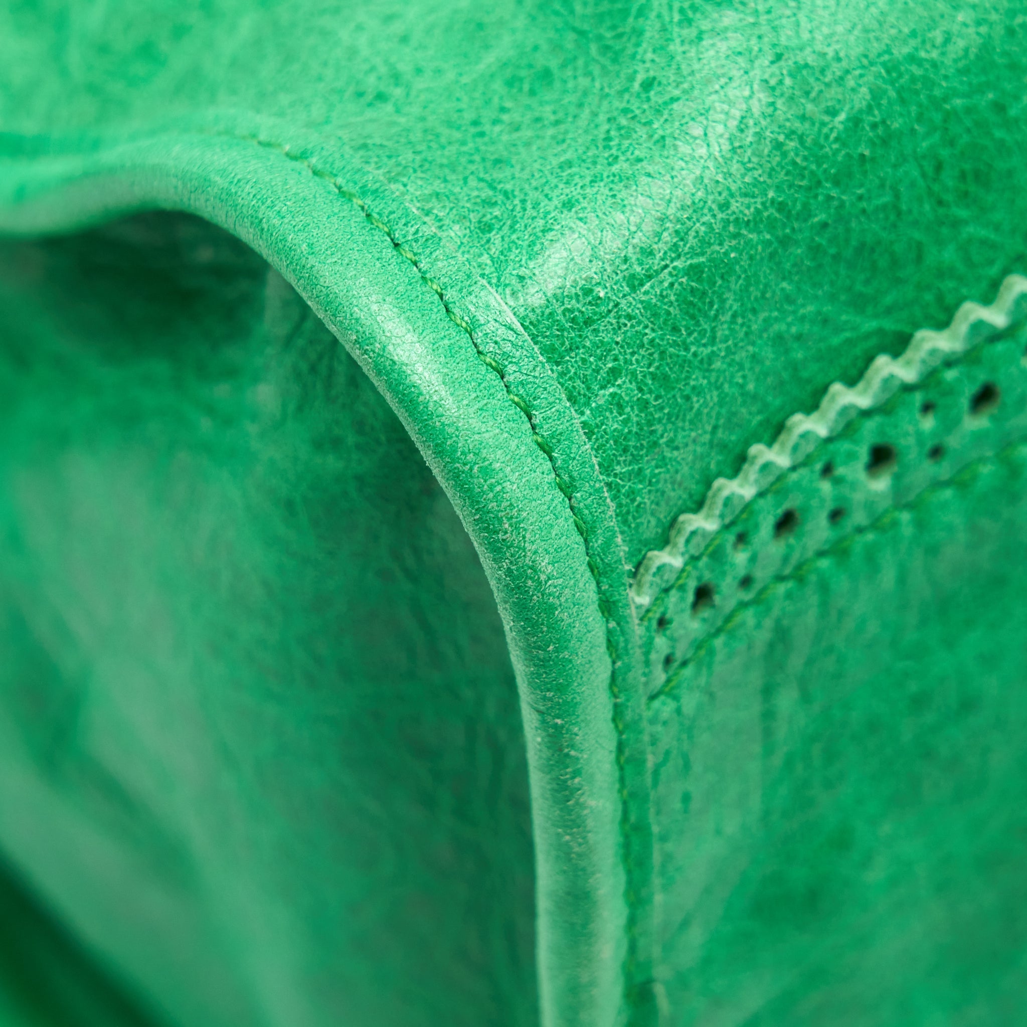 BALENCIAGA LACE CITY BAG GREEN SHW