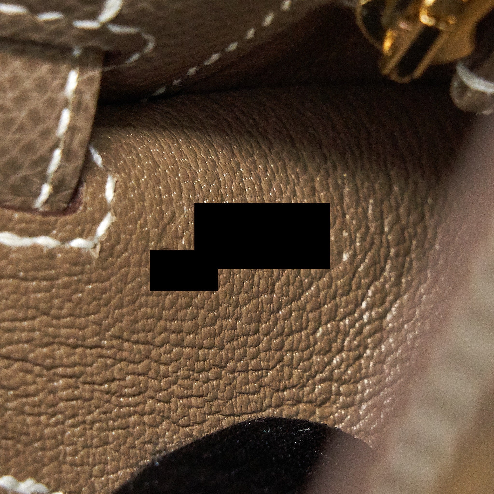 HERMES KELLY 25 SELLIER ETOUPE EPSOM LEATHER GHW