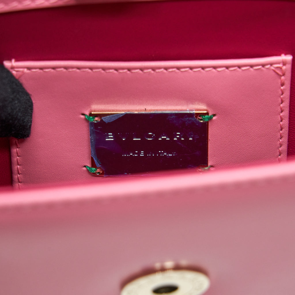 BVLGARI SERPENTI FOREVER CROSSBODY BAG GAULCHAT AND CALFSKIN LIGHT PINK LGHW