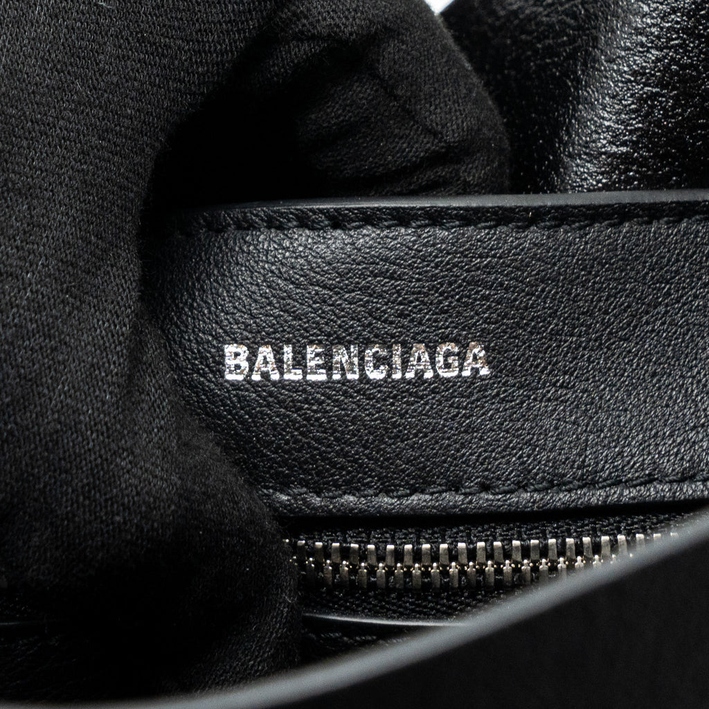 BALENCIAGA EVERYDAY XXS TOTE BAG CALFSKIN BLACK SHW