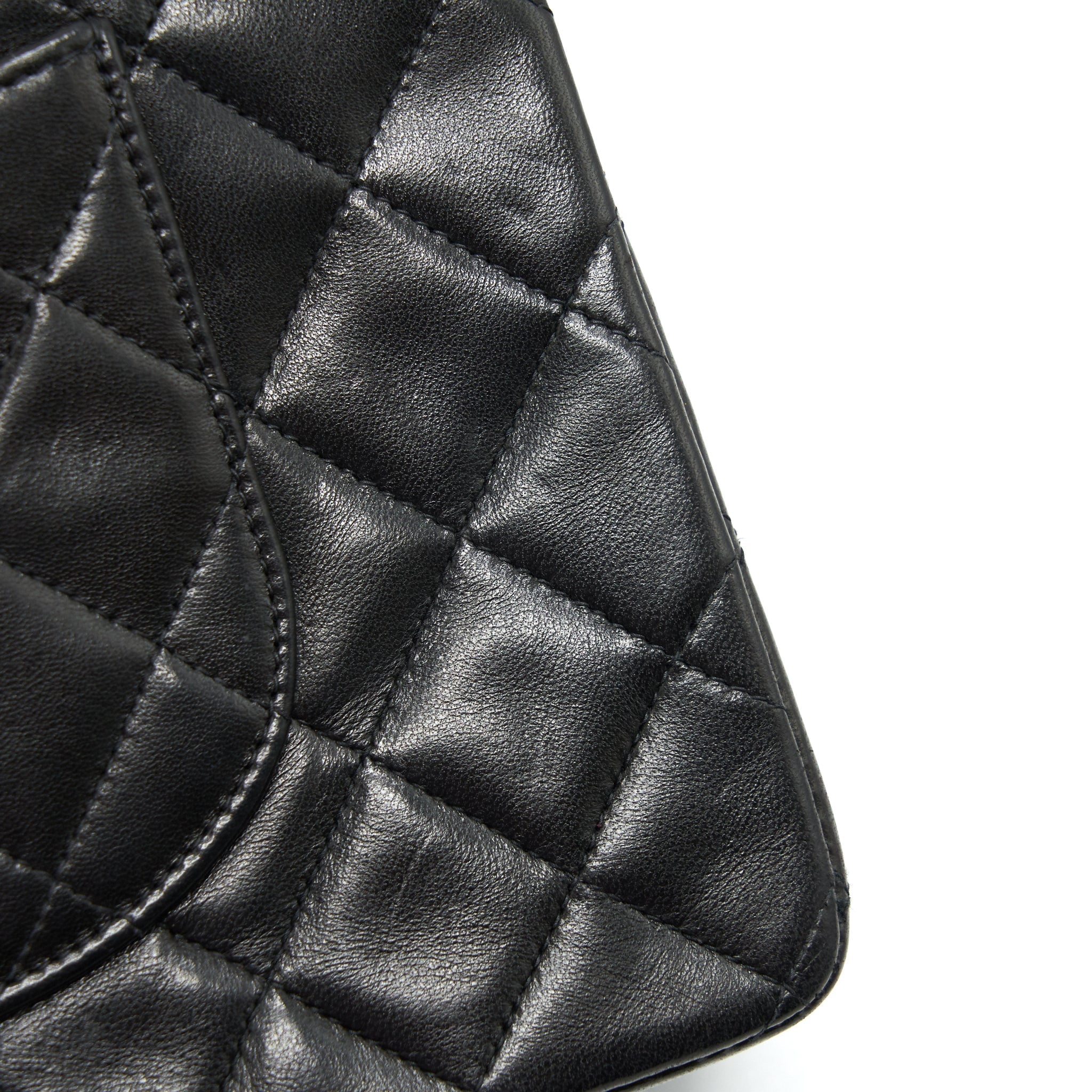 CHANEL VINTAGE CLASSIC FLAP MEDIUM IN BLACK GHW