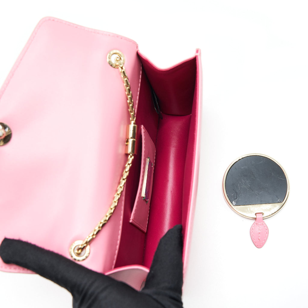 BVLGARI SERPENTI FOREVER CROSSBODY BAG GAULCHAT AND CALFSKIN LIGHT PINK LGHW