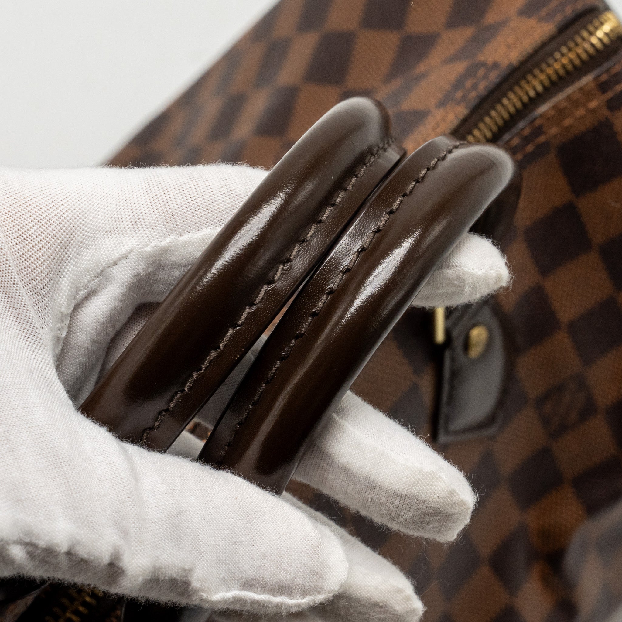LOUIS VUITTON SPEEDY 30 DAMIER EBENE CANVAS GHW