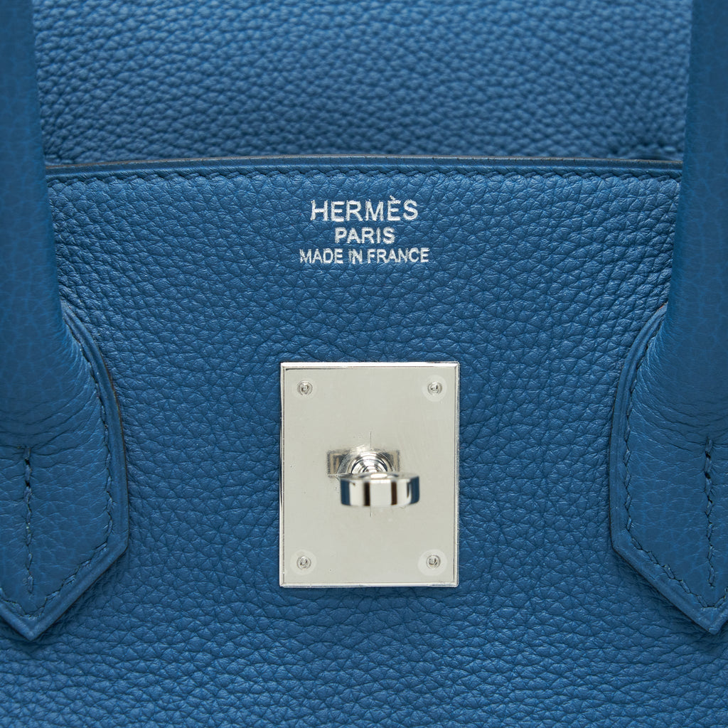 HERMES BIRKIN 35 TOGO BLEU COBALT SHW