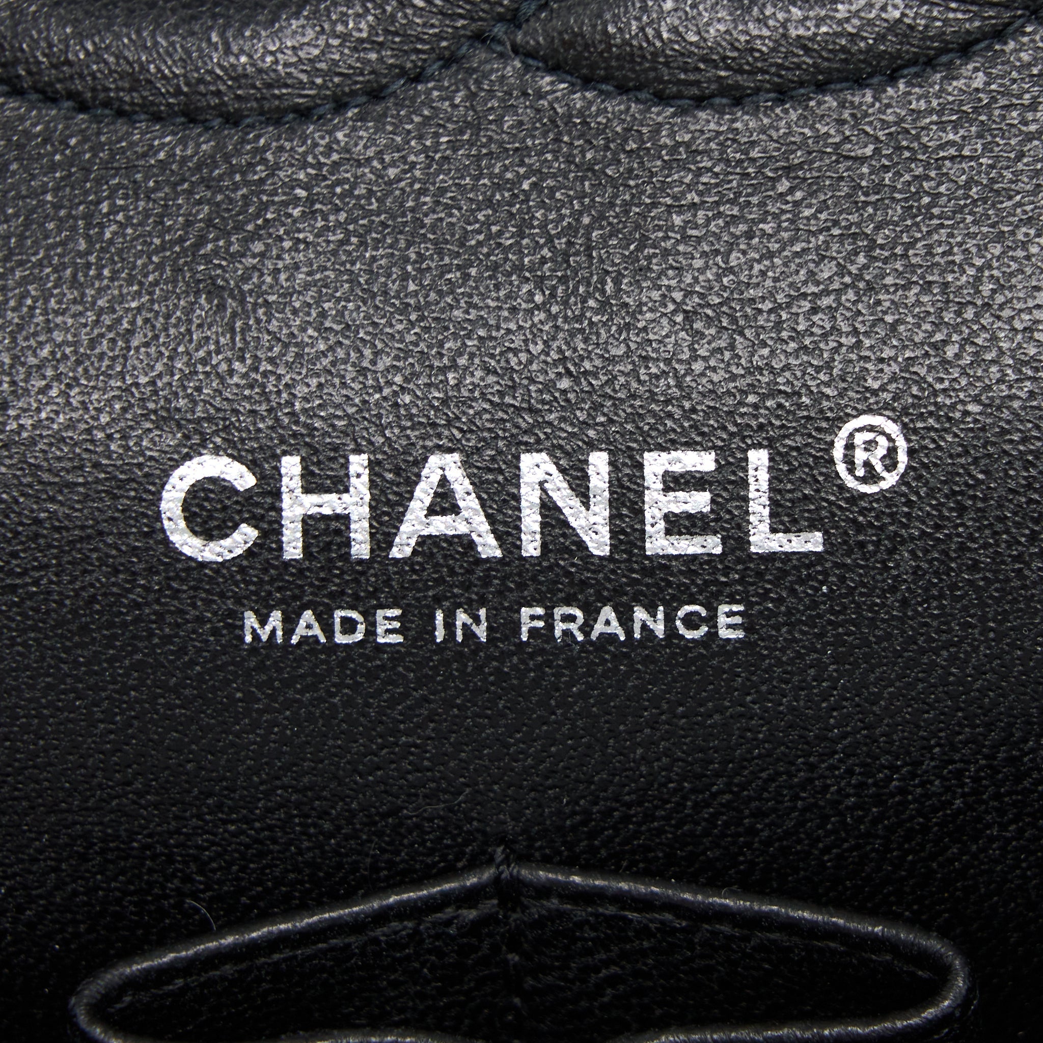 CHANEL CLASSIC DOUBLE FLAP BAG TWEED BLACK/WHITE SHW