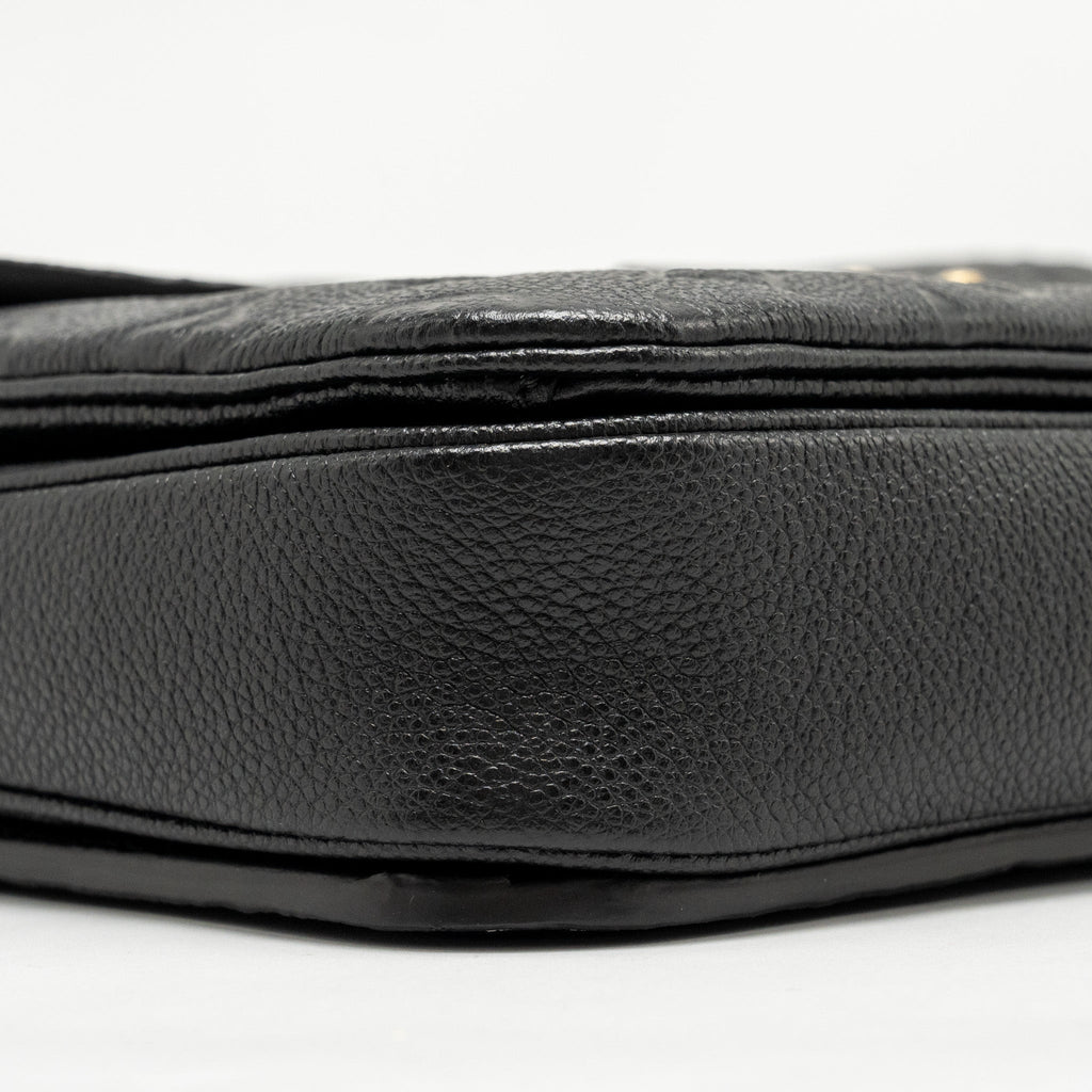 LOUIS VUITTON POCHETTE METIS MONOGRAM EMPREINTE BLACK GHW