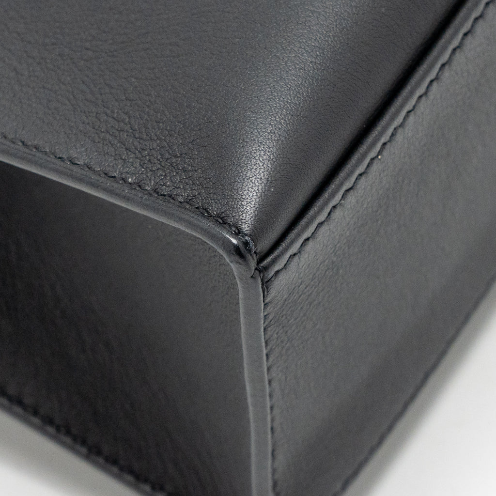 HERMES KELLY POCHETTE SWIFT BLACK RGHW